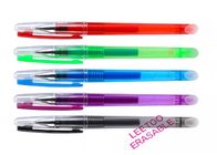 Przezroczysty plastikowy długopis 5 kolorów wymazywalnych długopisów Friction