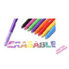 Niestandardowe logo Gładkie pisanie Nietoksyczny Theromo Senstive Kasowalny długopis żelowy w różnych kolorach