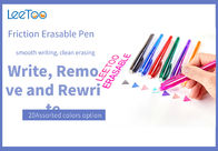 7 różnych kolorów drobnoziarnistych wymazywalnych długopisów z gumką