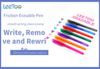 7 różnych kolorów drobnoziarnistych wymazywalnych długopisów z gumką