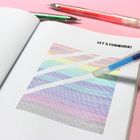Atrament termiczny ASTM 0,7 mm Kolorowe wymazywalne długopisy