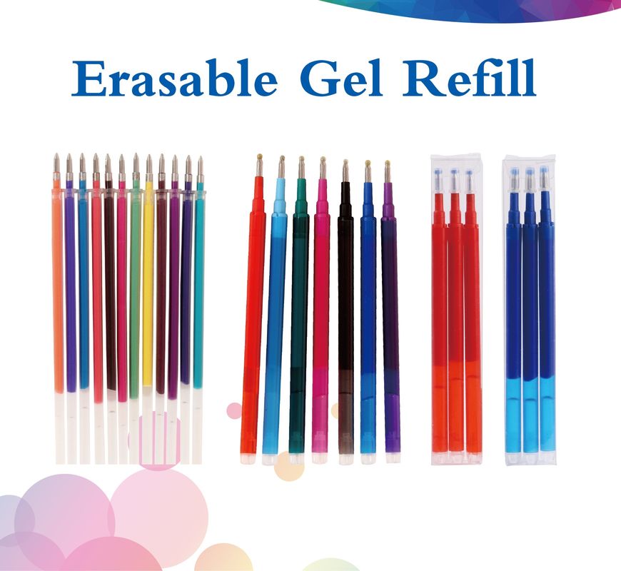 Wkłady do wymazywalnych długopisów OEM 20 kolorów Clicker Friction