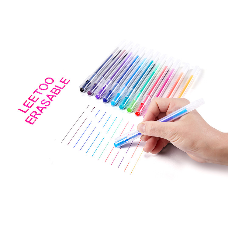20 kolorów Gładkie pisanie 0,7 mm pisaków atramentowych wymazywalnych termicznie